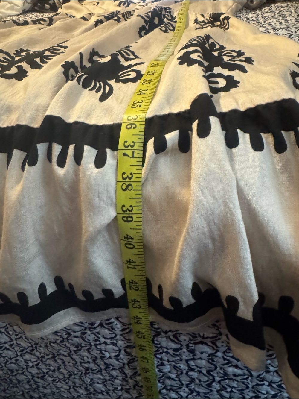 Umgee Black and Cream Midi Dress - Picture 9 of 10